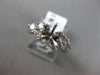ESTATE .78CT DIAMOND 14KT WHITE GOLD 3D TRIANGULAR SEMI MOUNT ENGAGEMENT RING