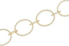 ESTATE WIDE 1.29CT DIAMOND 18K YELLOW GOLD CLASSIC CIRCULAR OVAL TENNIS BRACELET