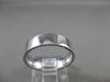 ESTATE 14KT WHITE GOLD 3D 5MM SOLID COMFORT FIT WEDDING ANNIVERSARY RING #24638