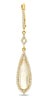 4.8CT DIAMOND & AAA CITRINE 14K YELLOW GOLD TEAR DROP LEVERBACK HANGING EARRINGS