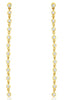 0.50CT DIAMOND 14KT YELLOW GOLD 3D CLASSIC ROUND BY THE YARD FUN HANGING EARRINGS