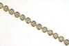 ESTATE 1CT DIAMOND 14KT 2 TONE GOLD CLASSIC ROUND ILLUSION BEZEL TENNIS BRACELET