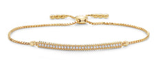 .59CT DIAMOND 18KT YELLOW GOLD 3D BAR FILIGREE MILGRAIN ADJUSTABLE FUN BRACELET