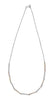 ESTATE 1.89CT DIAMOND 18KT 2 TONE GOLD 3D CLASSIC SEMI ETERNITY TENNIS NECKLACE