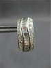 ESTATE WIDE 1CT DIAMOND 18KT WHITE GOLD ROUND & BAGUETTE SWIRL CLIP ON EARRINGS