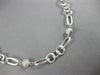 ESTATE .60CT DIAMOND 14KT WHITE GOLD DIAMOND BY THE YARD MULTI LINK FUN NECKLACE