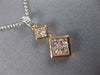 .93CT WHITE & PINK DIAMOND 18KT WHITE & ROSE GOLD BY THE YARD JOURNEY NECKLACE