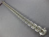 WIDE 4.81CT DIAMOND 18KT WHITE GOLD 3D ROUND DOUBLE HALO SQUARE TENNIS BRACELET