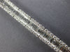 ESTATE LARGE 6.70CT DIAMOND 18KT WHITE GOLD 3D INVISIBLE SQUARE TENNIS BRACELET