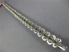 ESTATE LARGE 5.99CT DIAMOND 18KT WHITE GOLD 3D INVISIBLE OVAL TENNIS BRACELET