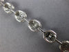 ESTATE 3.73CT DIAMOND 18KT WHITE GOLD 3D INVISIBLE OVAL CLASSIC TENNIS BRACELET
