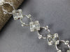 WIDE 2.75CT DIAMOND 18KT WHITE GOLD 3D SQUARE INVISIBLE ETOILE TENNIS BRACELET