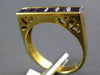 ESTATE .90CT AAA AMETHYST 18KT YELLOW GOLD 3D ASSCHER CUT FILIGREE FUN RING