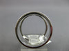 ESTATE LARGE .38CT DIAMOND 14KT WHITE GOLD CLASSIC TRIPLE ROW RING