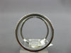 ESTATE LARGE .38CT DIAMOND 14KT WHITE GOLD CLASSIC TRIPLE ROW RING