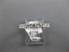 ESTATE .72CT DIAMOND 14KT WHITE GOLD 3D CLASSIC 7 STONE ROUND ANNIVERSARY RING