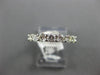 ESTATE .72CT DIAMOND 14KT WHITE GOLD 3D CLASSIC 7 STONE ROUND ANNIVERSARY RING