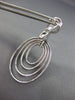 ESTATE LARGE 1.93CT DIAMOND 18KT WHITE GOLD MULTI OVAL CLIP ON HANGING EARRINGS