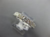 ESTATE 1.05CT DIAMOND 14KT WHITE GOLD 7 STONE ROUND COMFORT FIT ANNIVERSARY RING