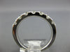ESTATE 1.05CT DIAMOND 14KT WHITE GOLD 7 STONE ROUND COMFORT FIT ANNIVERSARY RING