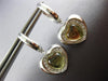 2.38CT DIAMOND & AAA AMETHYST 14K WHITE GOLD HEART SHAPE ETOILE HANGING EARRINGS