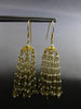ANTIQUE LARGE AAA SOUTH SEA PEARL 18KT YELLOW GOLD 3D CHANDELIER EARRINGS #27554