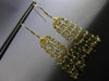 ANTIQUE LARGE AAA SOUTH SEA PEARL 18KT YELLOW GOLD 3D CHANDELIER EARRINGS #27554