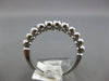 .22CT DIAMOND 14K WHITE GOLD ROUND BEZEL 11 STONE SEMI ETERNITY ANNIVERSARY RING