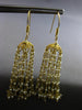 ANTIQUE LARGE AAA SOUTH SEA PEARL 18KT YELLOW GOLD 3D CHANDELIER EARRINGS #27554