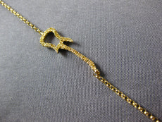 ESTATE .10CT FANCY YELLOW DIAMOND 18K YELLOW GOLD 3D CLASSIC GUITAR FUN BRACELET