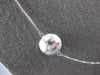ESTATE LONG 0.35CT DIAMOND 14KT WHITE GOLD MULTI BEAD BY THE YARD FUN NECKLACE