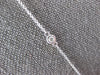 ESTATE LONG 0.35CT DIAMOND 14KT WHITE GOLD MULTI BEAD BY THE YARD FUN NECKLACE
