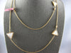 .30CT DIAMOND & MULTI GEM 14KT ROSE GOLD ROUND & TRILLION BY THE YARD NECKLACE