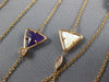 .30CT DIAMOND & MULTI GEM 14KT ROSE GOLD ROUND & TRILLION BY THE YARD NECKLACE