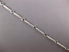 2.30CT DIAMOND & AAA EMERALD 14KT WHITE GOLD 3D ROUND BEZEL LOVE TENNIS BRACELET