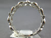 ESTATE .16CT DIAMOND 18KT WHITE GOLD FILIGREE FLEUR DE LIS ETERNITY HEART RING