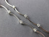 LARGE 5.28CT WHITE & CANARY DIAMOND 18KT 2 TONE GOLD PEAR SHAPE TENNIS NECKLACE