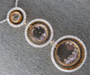 LARGE 3.83CT WHITE & PINK DIAMOND 18KT WHITE & ROSE GOLD JOURNEY LOVE NECKLACE