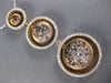 LARGE 3.83CT WHITE & PINK DIAMOND 18KT WHITE & ROSE GOLD JOURNEY LOVE NECKLACE