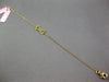 ESTATE .12CT FANCY YELLOW DIAMOND 18KT YELLOW GOLD 3D DOG BONE FUN BRACELET