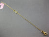 ESTATE .12CT FANCY YELLOW DIAMOND 18KT YELLOW GOLD 3D DOG BONE FUN BRACELET