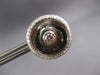 ESTATE LARGE .52CT DIAMOND 18KT WHITE GOLD 3D CLASSIC ROUND BUTTON STUD EARRINGS