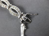ESTATE WIDE 2.80CT DIAMOND 14KT WHITE GOLD 3D CLASSIC OVAL TENNIS BRACELET