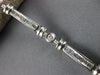 LONG 2.26CT DIAMOND 18KT WHITE GOLD ROUND BAGUETTE CHANNEL BEZEL TENNIS BRACELET