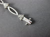 ESTATE 1.09CT DIAMOND 18KT WHITE GOLD MARQUISE SHAPE TRIANGULAR TENNIS BRACELET