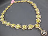 133.50CT WHITE & FANCY YELLOW DIAMOND 18KT YELLOW & ROSE GOLD 3D TENNIS NECKLACE