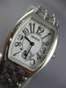 LARGE 14KT WHITE GOLD CLASSIC SQUARE GENEVE LADIES WATCH