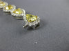 GIA LARGE 31.09CT WHITE & CANARY DIAMOND 18KT 2 TONE GOLD HALO TENNIS NECKLACE