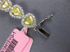 GIA LARGE 31.09CT WHITE & CANARY DIAMOND 18KT 2 TONE GOLD HALO TENNIS NECKLACE
