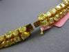ESTATE LARGE 69.17CT FANCY YELLOW DIAMOND 18KT YELLOW GOLD 3 ROW TENNIS NECKLACE